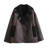 Load image into Gallery viewer, MUJER 2025 Woman Thick Faux Leather Jackets for Women Autumn
