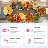 Load image into Gallery viewer, Portable Rotating Food Turntable - Lazy Susan Revolution Tray for Dining Table &amp; Family Gatherings