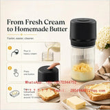 Load image into Gallery viewer, Manual &amp; Electric Dual Use Butter Churn Machine Cream Mixer for Bakery Homemade Butter Making