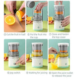 Load image into Gallery viewer, Portable Electric Juicer Wireless Orange Juicer USB Rechargeable Lemon Squeezer Electric Slow Juicers Household Kitchen Tools