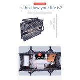 Load image into Gallery viewer, Felt Purse Organizer Insert Fits Book Tote Bag Large Medium Handbag Shaper Liner Multi Pockets Zipper Storage Makeup Accessories
