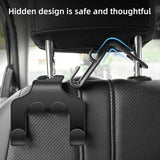 Load image into Gallery viewer, 1/2/4pcs Car Seat Headrest Hook 4 Pack Hanger Storage Organizer Universal for Handbag Purse Coat Fit Universal Vehicle