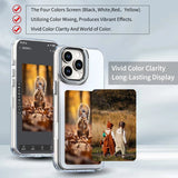 Load image into Gallery viewer, AERMY NFC Phone Case Crystal Clear Style Smart E Ink Screen Phone Cover for IPhone 13 14 15 16 Por Max Plus