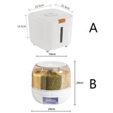 Load image into Gallery viewer, 360° Rotating 6-Grid Food Dispenser - Airtight Kitchen Storage Container for Grains, Cereal &amp; Dry Goods