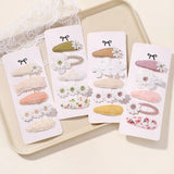 Load image into Gallery viewer, 5Pcs BB Clips Set for Children Hair Accessories Sweet Hair bangs