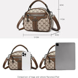 Load image into Gallery viewer, Genuine Brnad Top Quality Leather Small Tote Shoulder Bags for Women New Messenger Bags Designer Crossbody Bag Two Layers Sac