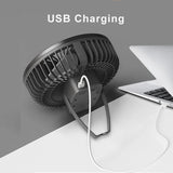 Load image into Gallery viewer, USB Rechargeable Wireless Ceiling Electric Fan With LED light For Home
