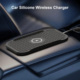 Load image into Gallery viewer, Bonola Silicone Car Wireless Charger Non-Slip Pad for iPhone 17/16/15/14/13 Series Induction Fast Wireless Charging for Samsung