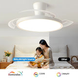 Load image into Gallery viewer, Jelena Invisible Fan Light with 3 Retractable Blades Bedroom Living Room