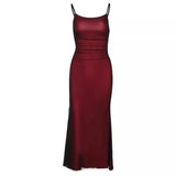 Load image into Gallery viewer, Elegant Women's Party Maxi Dresses Sexy Skinny Backless Spaghetti Strap Dress Female Summer Birthday Evening Club Long Dress