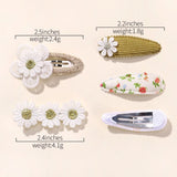 Load image into Gallery viewer, 5Pcs BB Clips Set for Children Hair Accessories Sweet Hair bangs