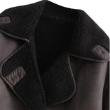 Load image into Gallery viewer, MUJER 2025 Woman Thick Faux Leather Jackets for Women Autumn