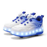 Load image into Gallery viewer, Two Wheels Children's Led Light Roller Skate Shoes For Kids Boys Girls