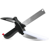Load image into Gallery viewer, 2 In 1 Multi Stainless Steel Shear Household Vegetable Separable Barbecue Steak Cutting Scissors Kitchen Tool Fruit Knife