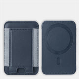 Load image into Gallery viewer, For Magsafe Card Holder Wallet Elastic Leather Pattern Case For iPhone 16 15 12 13 14 17Pro Max S25 Ultra Magnet Phone Bag Cover