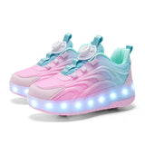 Load image into Gallery viewer, Two Wheels Children's Led Light Roller Skate Shoes For Kids Boys Girls