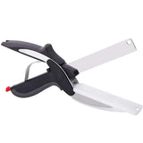 Load image into Gallery viewer, 2 In 1 Multi Stainless Steel Shear Household Vegetable Separable Barbecue Steak Cutting Scissors Kitchen Tool Fruit Knife