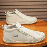 Load image into Gallery viewer, Luxury Round Toe Men Ankle Boots Light Slip