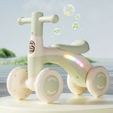 Load image into Gallery viewer, Anti-Tip Baby Balance Bike Ages 1-3 4-Wheel Silent Glider Walker Toy