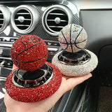 Load image into Gallery viewer, Solar Car Perfume Decoration Rotating Ball Ornament